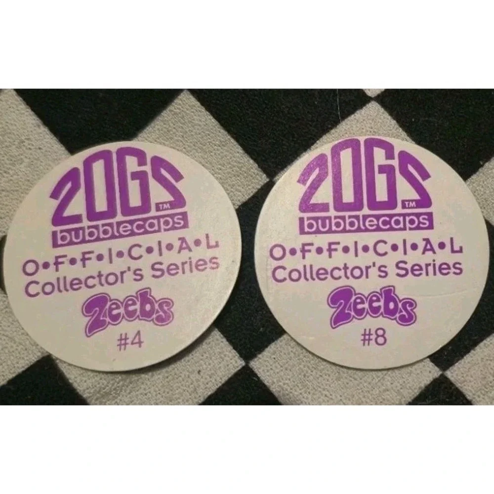 Vintage 90s Slammer‎ Lot  Zoobs TMNT Michelangelo Exo-Men Pogs